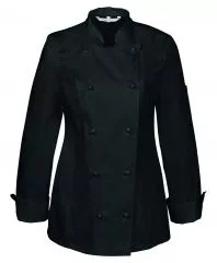 Damen-Kochjacke Regular fit schwarz