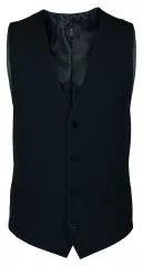 Herren-Weste Regular fit SERVICE schwarz Herren-Weste Regular fit SERVICE schwarz