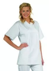 Schlupfkasack weiss 50% Poly./50% Bw. L12/106 S