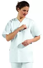 Schlupfkasack weiss 100% Bw.-Feinkper L12/223