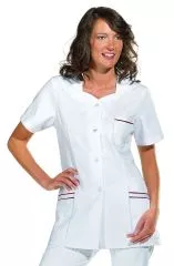 Kasack weiss 50% Poly./50% Baumwolle L08/362