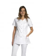 Kasack 1/2 Arm mit farbigen Akzenten, Gre: 36-52 L 08/2427