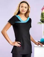 Kasack mit farbigem Einsatz