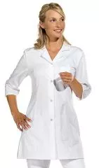 Kasack weiss 50% Poly./50% Bw L08/347