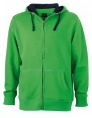 Sweatjacke fr Herren mit Kapuze und Taschen