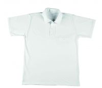 Polo Shirt, UNISEX, weiss L08/241 W