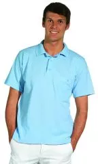 Polo-Shirt farbig, UNISEX, 50% Poly./50% Bw. L08/241