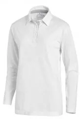 Polo Shirt UNIEX weiss langarm