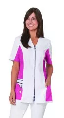 Kasack mit rosa Details