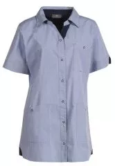 Kasack fr Damen in den Farben marine, grau, hellblau oder orange