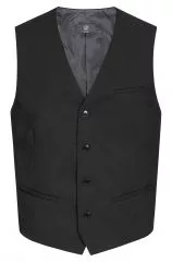 Herrenweste schwarz RegularFit Simple Kollektion