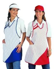 Schutzschrze weiss/farbig 65% Poly./35% Bw L11/738