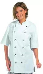 Kochjacke Damen-und Herren weiss Gren. 42-60 L12/5950