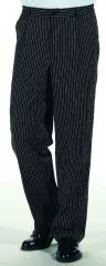 Kochhose- Servicehose schwarz/weiss Gren 42-60 L12/6470