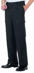 Berufshose im Cargo Schnitt schwarz Gre 42-60 65% Poly./35% Bw. L12/7520