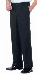 Cargohose schwarz Gre 90-110 65% Poly./35% Bw. L12/7521