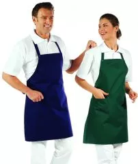 Latzschrze farbig Lnge:75 cm 65% Poly./35% Bw L11/473