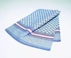 Grubenhandtuch blau/weiss VE = 10 Stck 100% Bw.-Kper L02/34