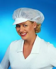 Netzhaube 100 % Polyamid Schirm aus 100 % Baumwolle L02/119 10 Stck