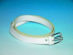 Hosengrtel weiss Lederimitat L02/418